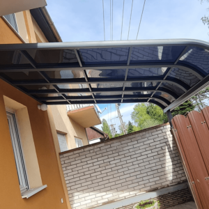 3X3 m-es 2 lábon álló teraszfedés, pergola