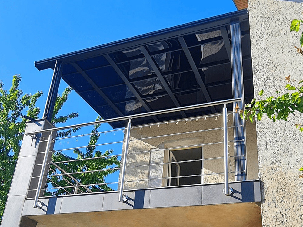 3X4 m-es 2 lábon álló teraszfedés, pergola