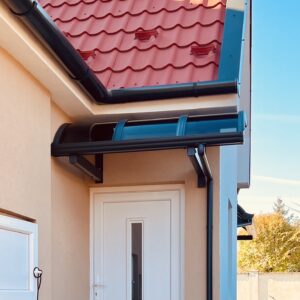 1×1,5 m-es falra szerelhető előtető, pergola